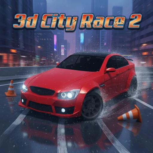 3d City Racer logo