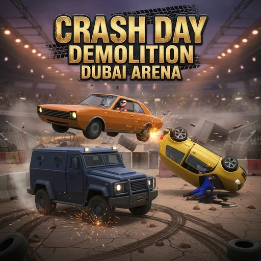 Crash Day Demolition Dubai Arena logo