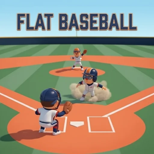 Flat Baseball logo